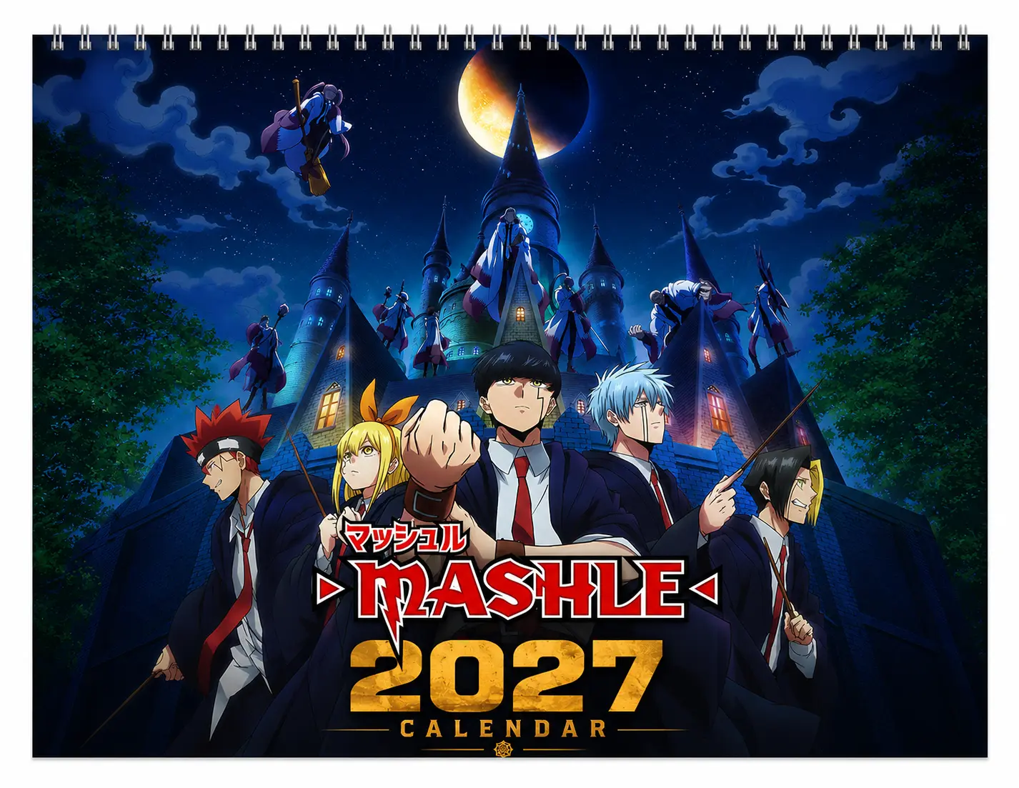 Mashle: Magic and Muscles 2027 Calendar, Anime Inspired Wall Calendar, Room Decor, Gift for Fans
