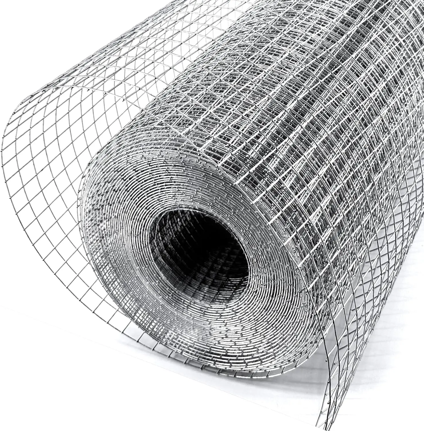 Ashman 36 in. x 50 ft. Hardware Cloth-1/4 in. Mesh, 23 Gauge, Hot Dip Galvanized Steel Welding Wire Fencing for Garden.