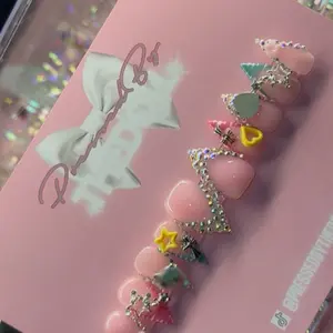 Colorful Stilettos | PressedByTheDoll GelX Nails