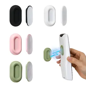 Magnetic Remote Control Holder Wall Mount Compatible - 4 Pcs No Drill Self-Adhesive Organizer for Air Conditioner & TV Remotes, Storage Caddy for Televisions Backside - Multicolor, Rv Essentials, Wall Hanging Adhesive