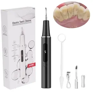 Tartar Remover, Plaque Remover, Teeth Cleaning, Includes Replacement Heads and Multiple Modes; Rechargeable Home Plaque Remover, Oral Care Tool, Father's Day Gift, Dental Scaler