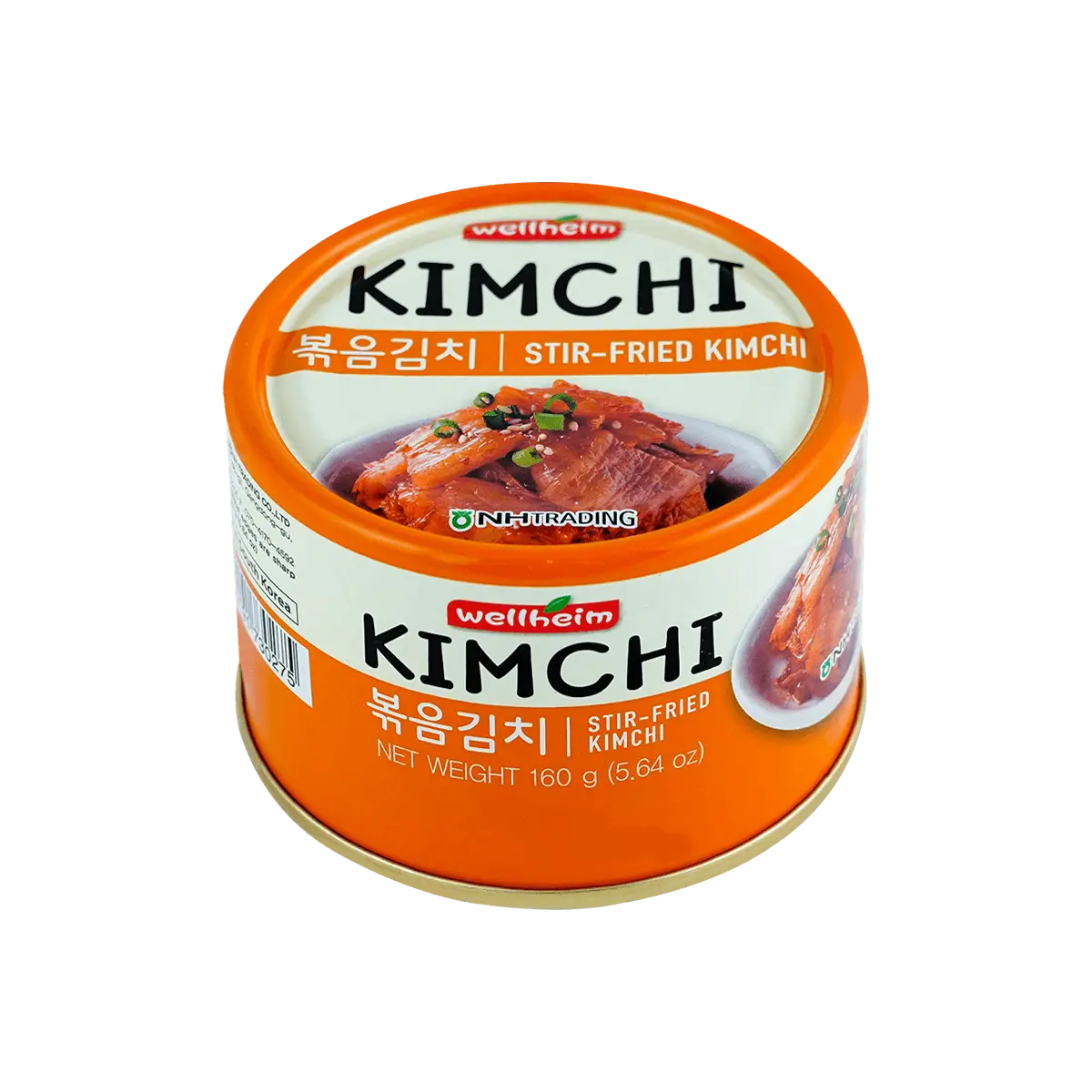 NONGHYUP Korean Stir-Fried Kimchi 160g - Ready-to-Eat Spicy Fermented Cabbage Can