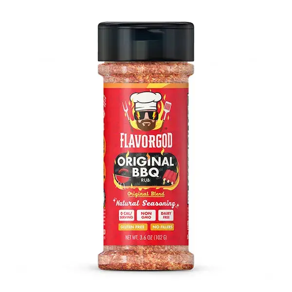 FlavorGod Original BBQ Rub - Enhance Your Grilling and Smoking Adventures with a Delightful Twist - Spice