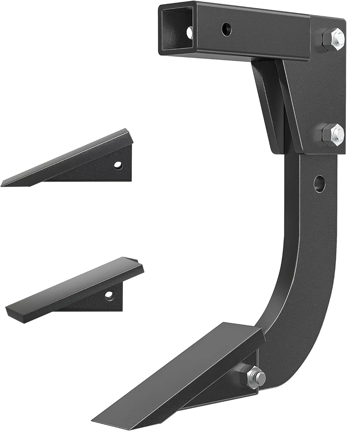 YITAMOTOR Hitch Mounted Ripper, Hitch Lawn Ripper, Middle Buster Plow for ATV/UTV Tractor with 2" Receiver,16" Rigid Drop Shank with Replaceable Ripper Teeth