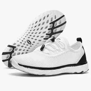 ALEADER Men's Lightweight Breathable Watershoes Quick Dry Xdrain Water Sports Shoes for Beach Seaside Pool