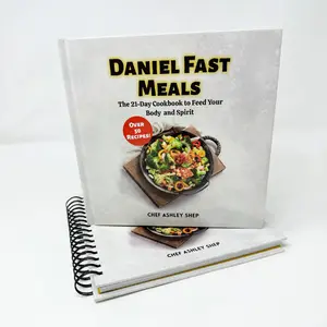 Hardcover OR Spiral  - Daniel Fast Meals Cookbook by Chef Ashley Shep