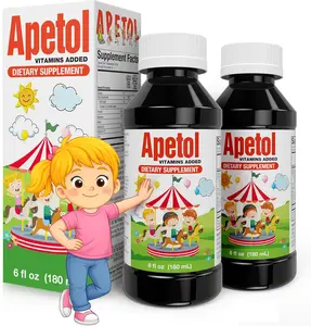 Apetol Appetite Booster for Kids & Adults | Liquid multivitamin Syrup with B Complex & Zinc | Daily Weight gain Supplement for Energy & Vitality | Appetite Stimulant | Easy-to-Take Liquid | 2-Pack