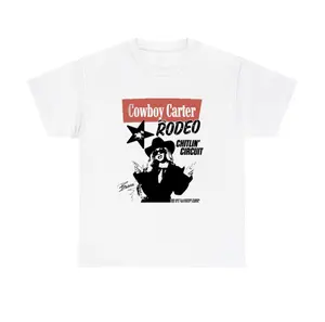 Vintage B3yonc3 C0wboy Cart3r And The R0de.o Shirt, Act ii country music shirt Cotton Fabric Tshirt Crewneck