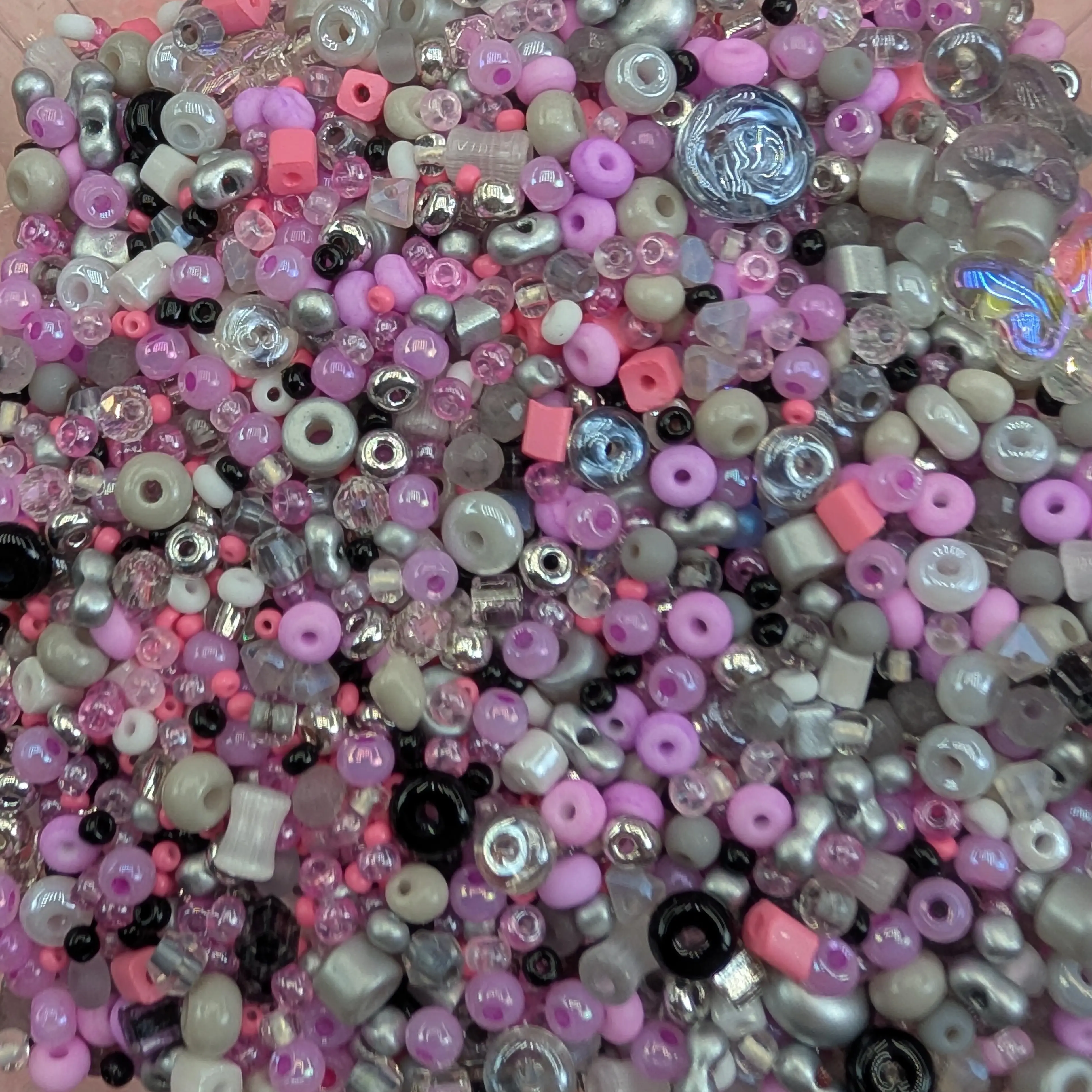 Seed Beads & Charms for DIY Jewelry Making (Fixed Weight Pack)