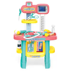 Doctor's Visit Kid's Doctor Playset 20-Piece Set with Working Faucet Realistic Medical Tools for Role Play & Development