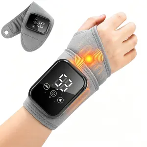 Hand Massager Wrist EMS Pulse Therapy Device,Electric Hand Massager with Heat, Hands-Free Wrist Wrap Design, Lightweight Portable Massager for Left & Right Wrist Wrist Portable Therapy  for Daily Use & Sports Gift for Men Women,Summer Vibe