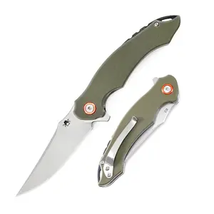 KLAKEN J307-CORVUS, D2 Blade With G10 Handle EDC Folding Pocket Knife Survival Equipment Survival Gear