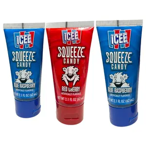 Koko's Icee Squeeze Candy Pack of 3 - Sweet Fruit Flavors for Snack Time
