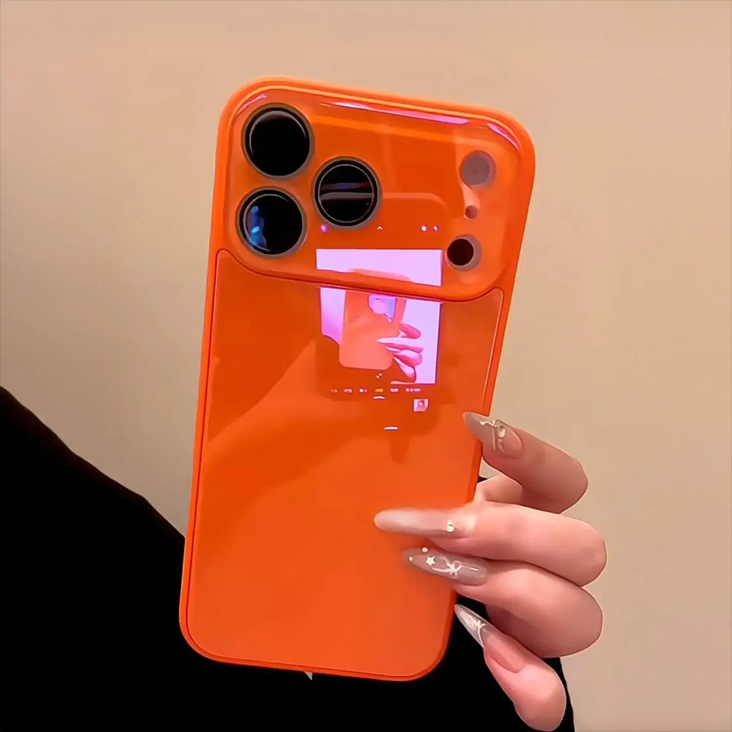 Macaron Crystal Glass Minimalist Phone Case, Premium Shockproof Casing, Full Cover Lens Shield Accessories, Crystal Glass Look Adds Premium Shine for iPhone 12-17 Series (Pro, Pro Max) & 16 Plus