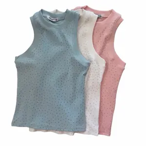 Bella Spring Summer T - Lightweight Sleeveless Top in Pastel Colors for Women, Ideal for Casual Wear, Womenswear Blouses