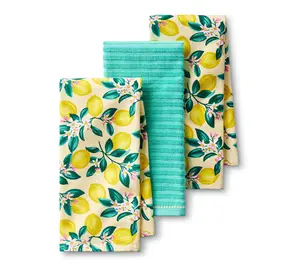Draper James Lemon Blossom Kitchen Towel 3-Pack Set