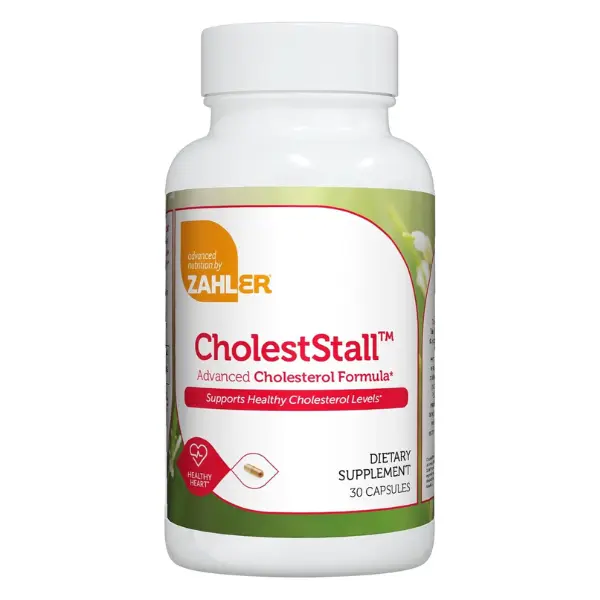 Zahler CholestStall Citrus Bergamot Supplement with Albedo Fiber & Cardoon Leaf – Vegetarian Non-GMO Wellness Formula – 30 Capsules
