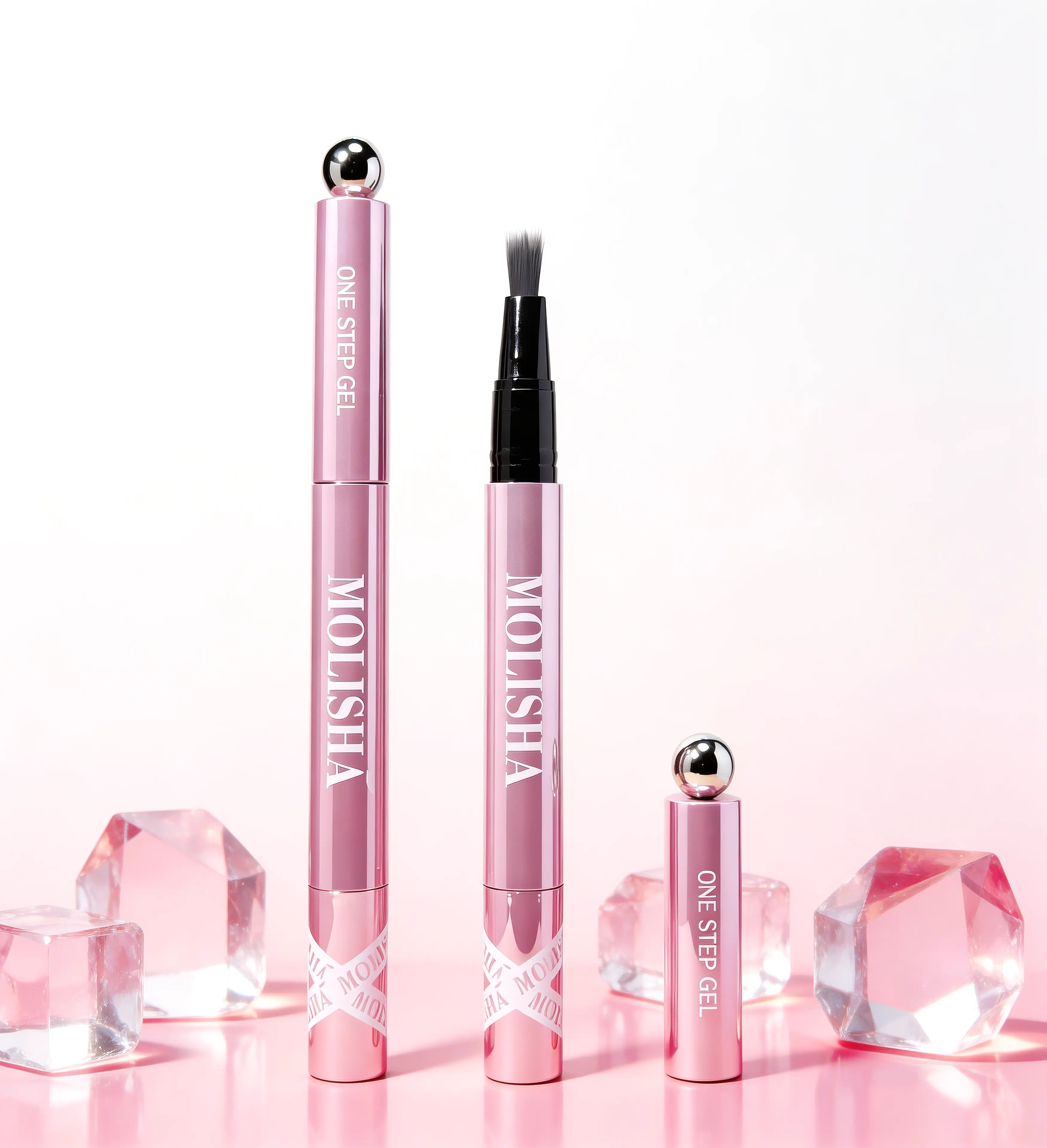 MOLISHA 7-in-1 Portable Leak-Proof Gel Nail Polish Pen |  Cat Eye Effect | One Step DIY Manicure Pen with Built-In Magnet  Cutics