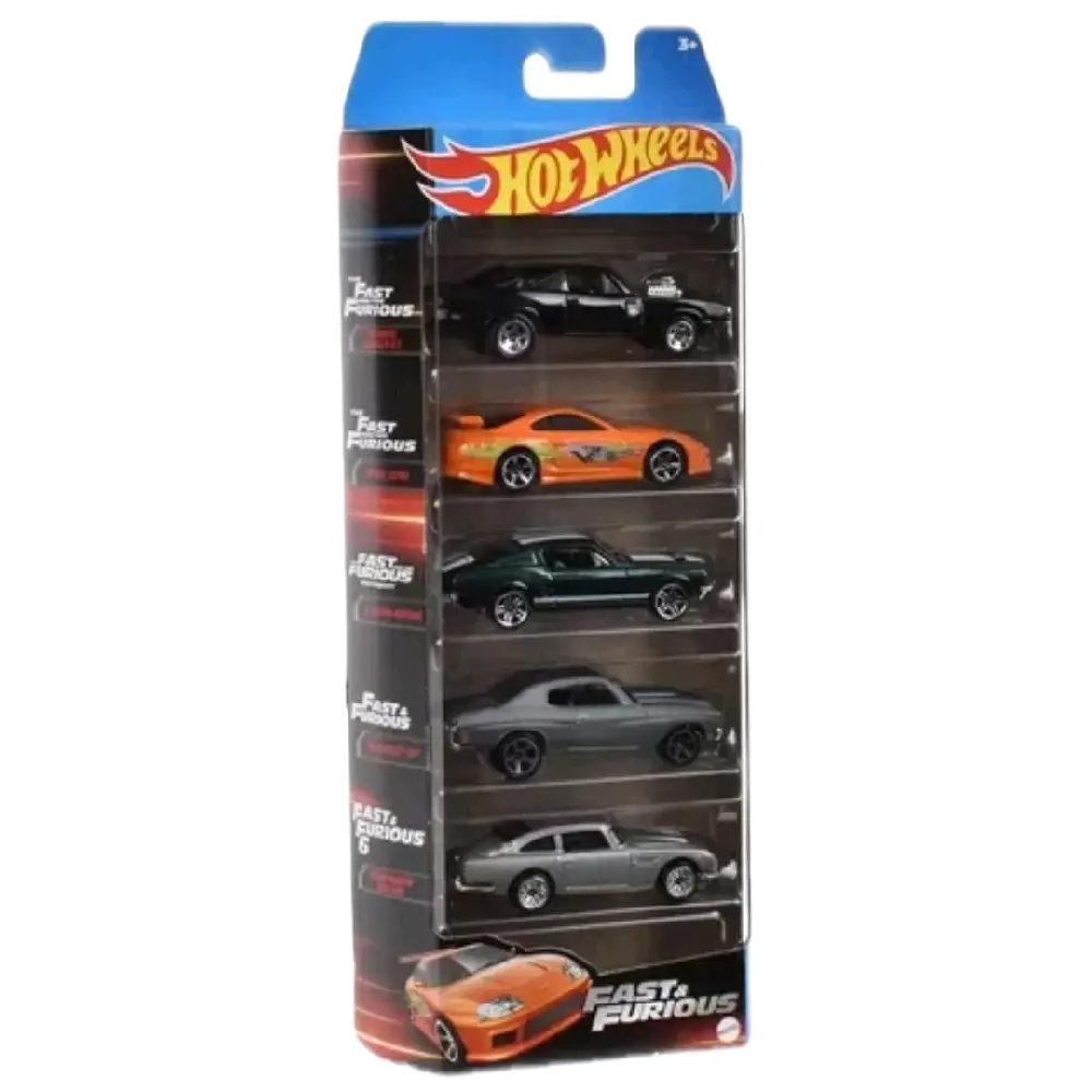 HOT WHEELS 2023 New 5-Pack Diecast Toy Vehicles Collector Set - Different Designs, 5 Pieces for Hobbyists, Five Pieces