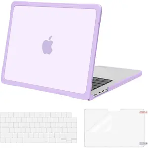 MOSISO Compatible with MacBook Pro 14 inch Case 2025-2021 M4 M3 M2 M1 A3112 A3185 A3401 A2918 A2992 A2779 A2442, Soft TPU Bumper Plastic Anti-Scratch Hard Case&Keyboard Cover&Screen Film