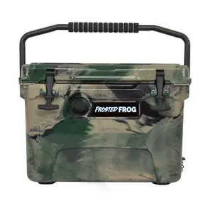 Frosted Frog 20 QT Camo Cooler - Camo Olive Green Cooler, 20 Quart