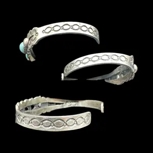 Y. James - Multi Stone Cuff Bracelet - Handcrafted Native American