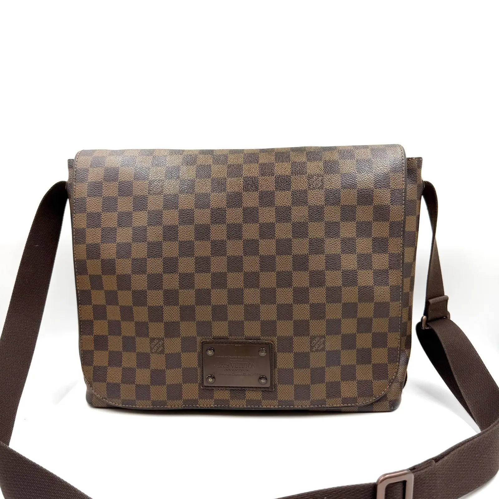 Pre-owned Louis Vuitton AsShown Messenger Bags 6288 Brooklyn Damier Ebene Messenger Bag26.07.13