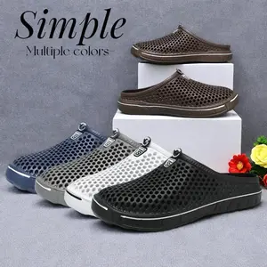 Men's Women's 2026 New Breathable Mesh Clogs Mules Slippers, Lightweight Non-Slip Quick-Dry Slip-On Dance Shoes Sandals for Couples, Beach Garden Outdoor Daily Wear, Comfort EVA Foam Footwear