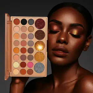 K'apeine 29 Color Dreamy Shimmering Eyeshadow Palette 03#, Matte & Shimmer Multitone Shades, Perfect for Daily & Holiday Makeup, High Value Eye Shadow Set