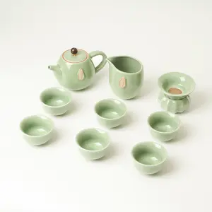 Ge Kiln Chinese Zen Green Tea Set
