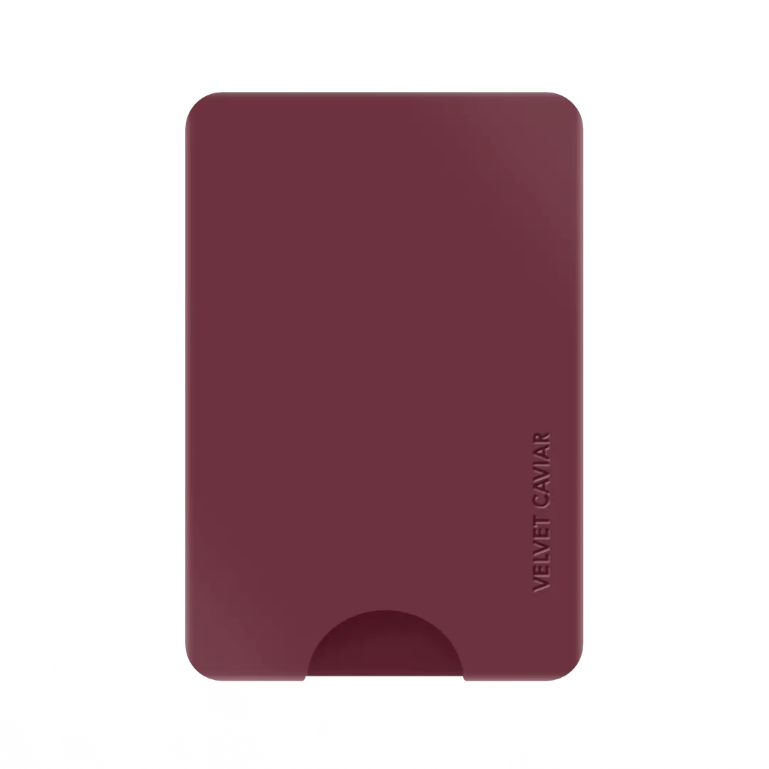Deep Burgundy 1990 MagSafe Men's Wallet, Magnetic Magnet-Powered Men's Wallet for Luggage & Bags Use, Deep Burgundy Men's Wallets