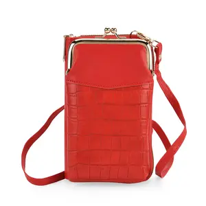 Faux Leather Wallet Phone Bag
