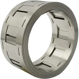 Nickel-Plated Strip Roll for Battery Spot Welding, Approximately 5 Meters (16.4 Feet) Long, Ideal for Battery Parallel Connection