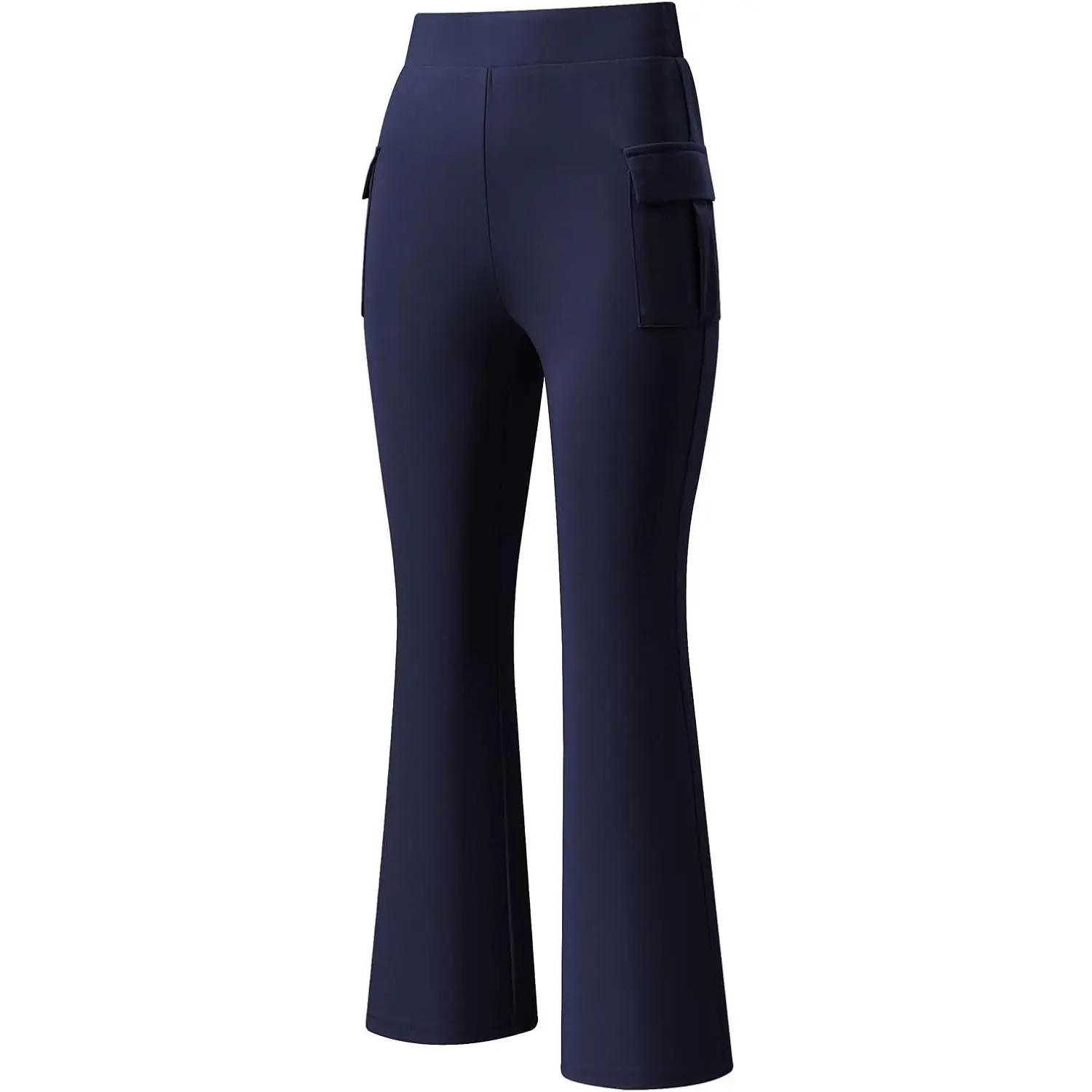 Girls Cargo Flare Pants Kids School Bell Bottoms Size 6-15 Years | High Elastic Waisted, Flare Leg, Cargo Pockets, Stretchy, Soft, Breathable, Kids Girls Fashion, School Uniform