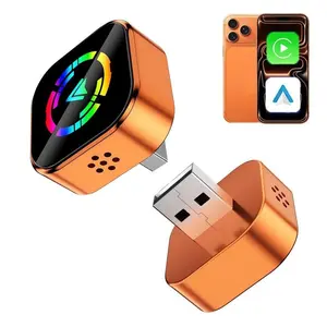 Wireless Carplay Adapter for iPhone Android Devices, Fast Connection Zero Latency Hands-Free Calling Charging, Wireless Carplay Converter