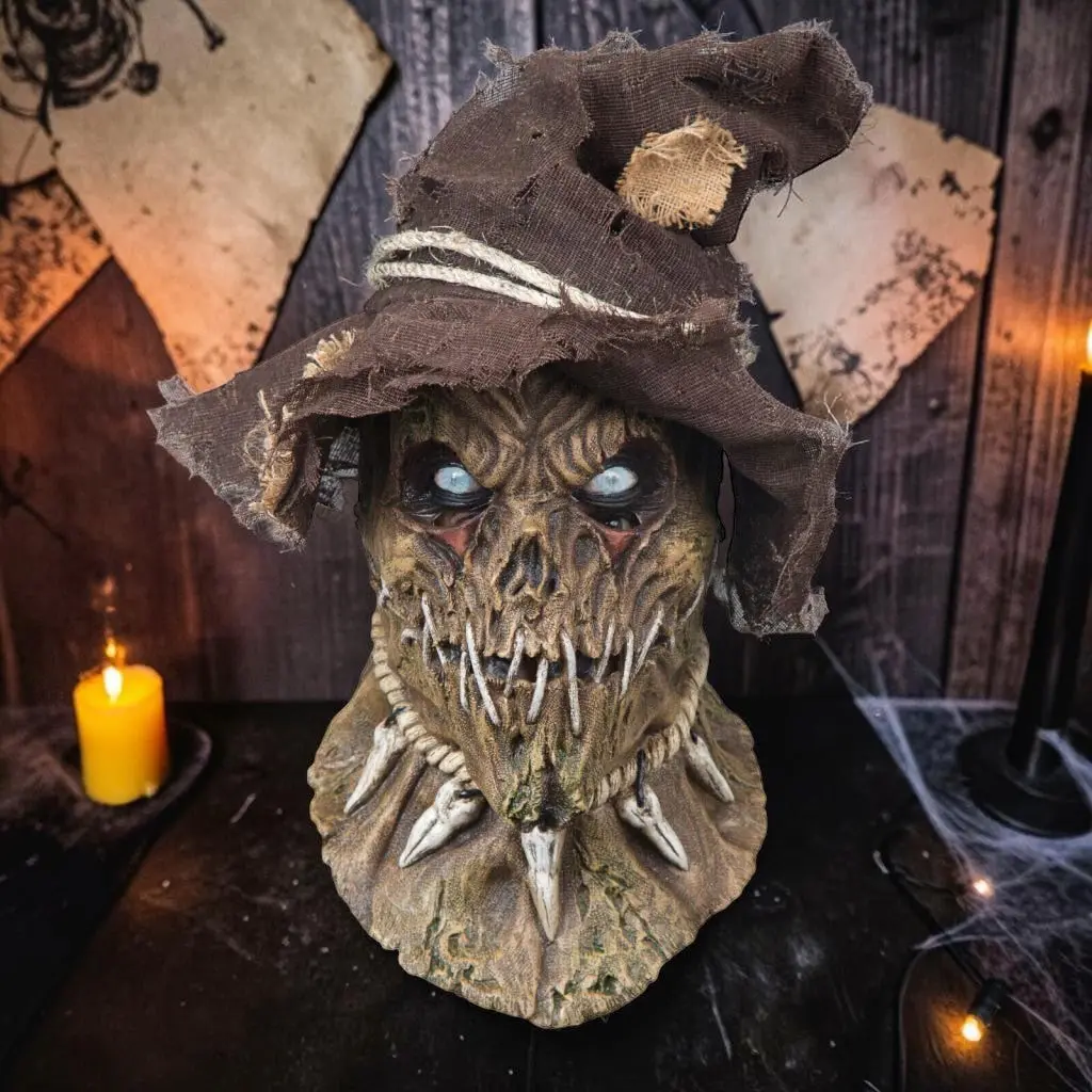 Terrifying Scarecrow Halloween Costume Mask