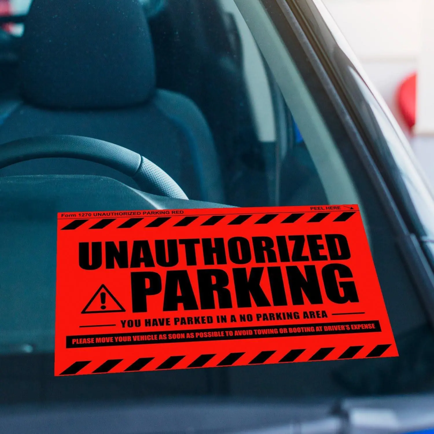 2026 New 10Pcs 4x6 inch Parking Violation Stickers -Hard-to-Remove Warning for Cars and Trucks No Parking Stickers For your Cars