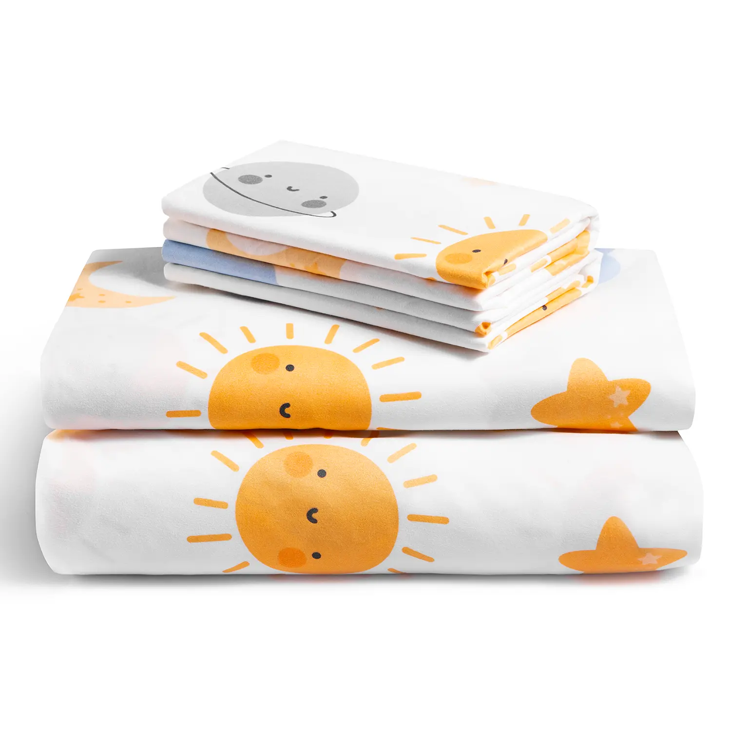 Luxclub 3 PC Kids Youth Bedding Set - Fitted Sheet, All Season, Unicorn Pattern Collections - Sunshine, Ocean Designs - Soft, Cozy Bedding Sets, All Season Bedding Sets Collections