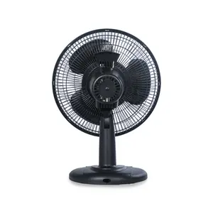 BLACK+DECKER Desk Fan for Home and Office, 12” Fan with 3 Speed Settings, Oscillating Portable for Office Desk, Table Top and Kitchen Table with Adjustable Tilt, Black