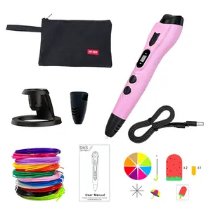 The Ultimate No-Clog 3D Printing Pen Set: Budget-Friendly Christmas & Birthday Gift for Kids & Teens with Carry Case, Portable Storage, PLA Filaments, DIY Guide - Easy DIY Arts & Crafts Starter Kit