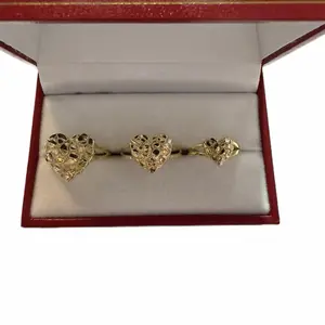 14KT Gold Heart Nugget Ring