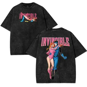 Atom Eve x Mark v2 - Invincible War Tshirt, Comics T-Shirt TV Show Comics T-shirt Fashion Cotton, Full Colors, Full Sizes, For Men, For Women
