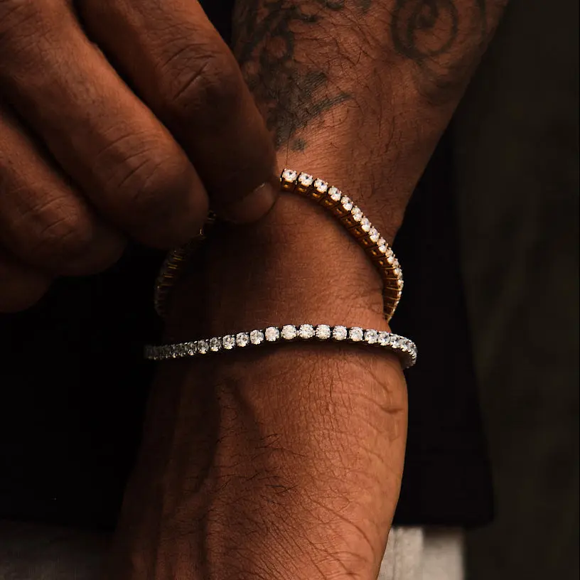 Tennis Bracelet -3mm Stainless Steel