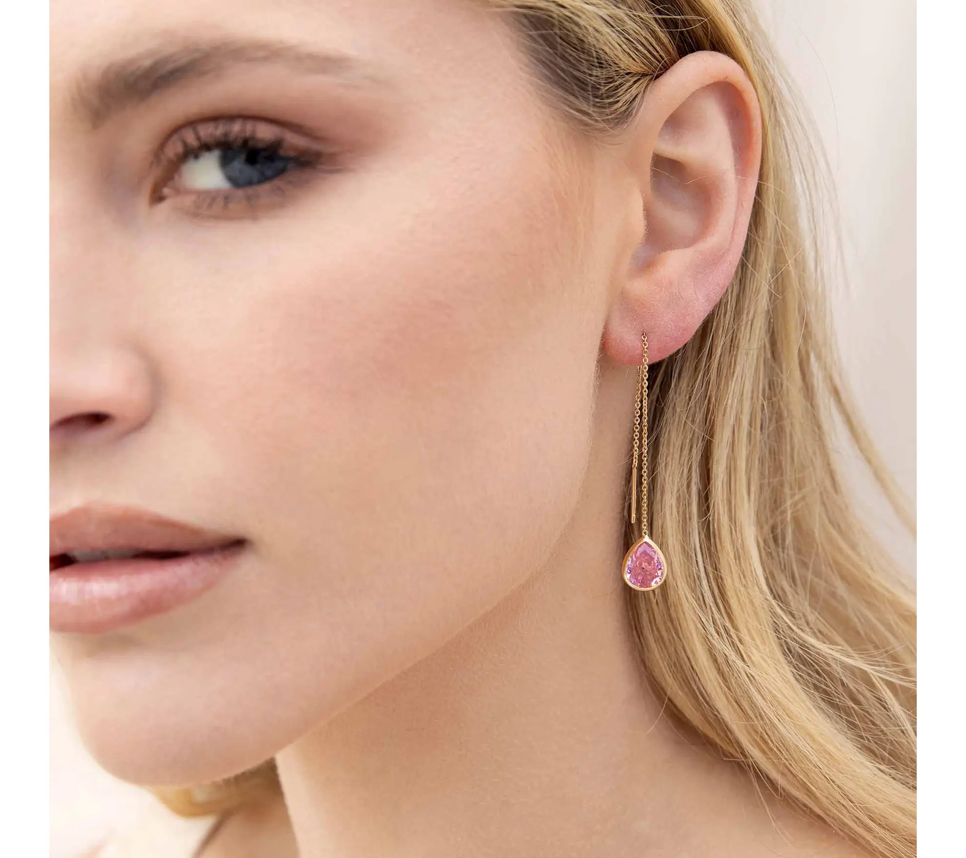 Ettika Barely There Chain Dangle Earrings