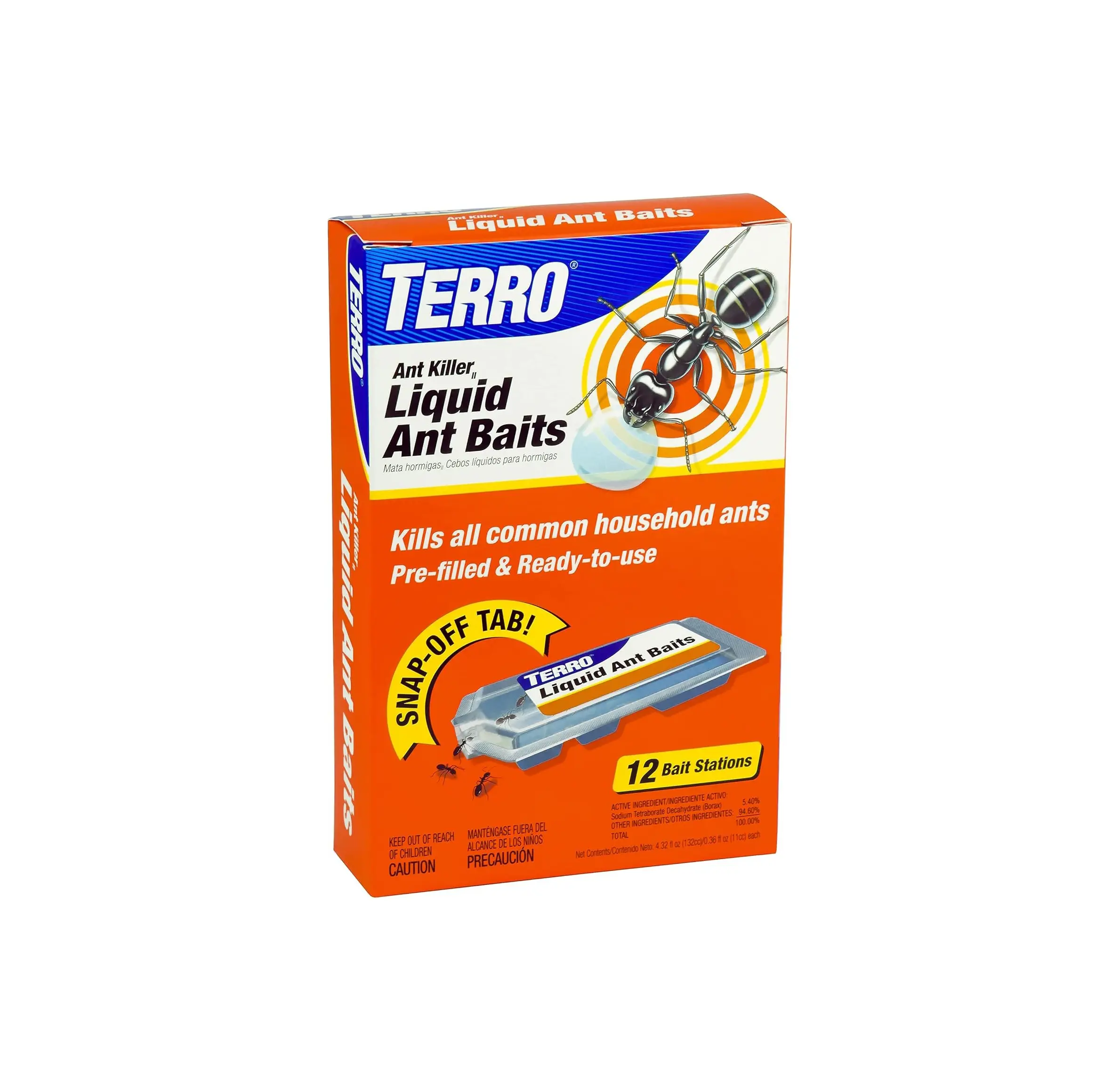 TERRO T300B Indoor Liquid Ant Killer , 12 Bait Stations