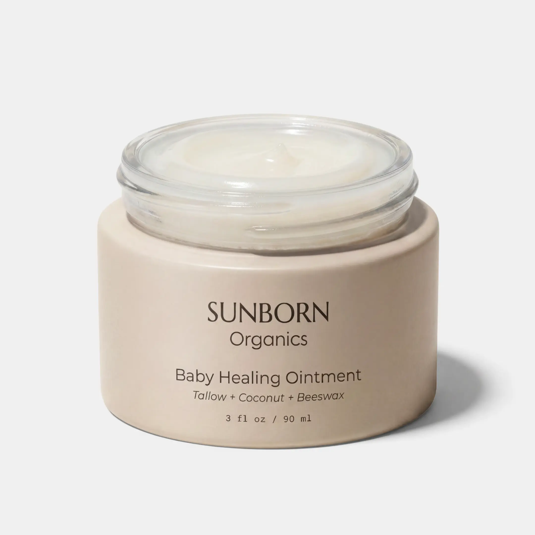 Sunborn Organics Baby Healing Ointment | 100% Natural Moisturizer for Eczema, Irritated & Dry Skin | Lab Tested, Made in USA