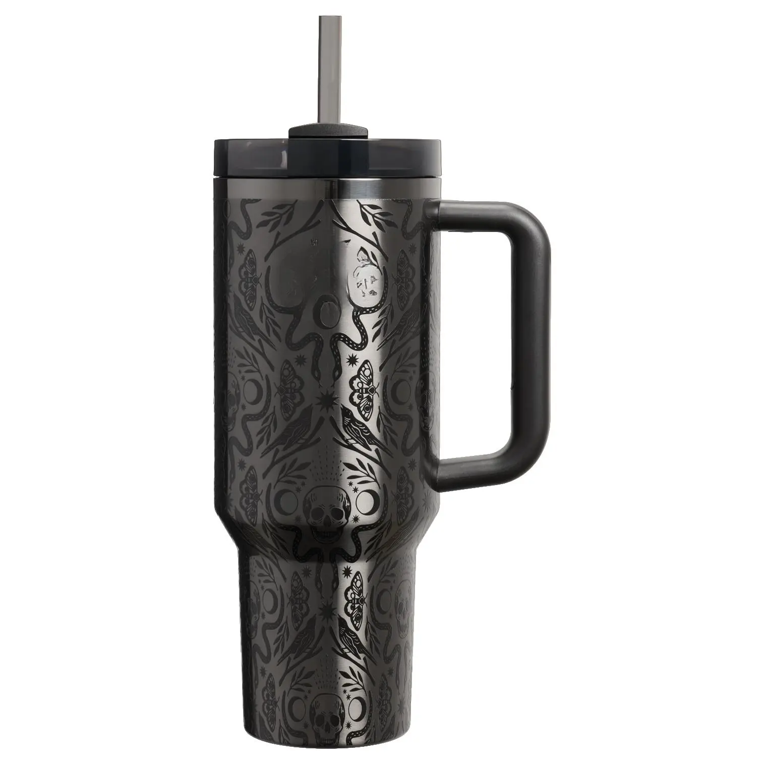 [Limited Edition] Deadly Damask 40 oz Tumbler - Halloween Quencher H2.0 Tumbler, Dupe Version
