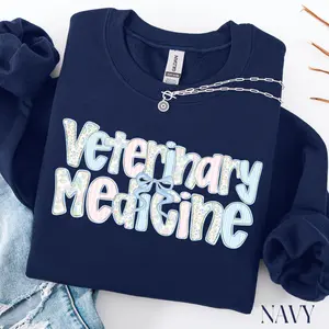Veterinary Medicine T-Shirt / Sweatshirt / Hoodie, Vet Tech Gift, Veterinarian , Vet Tech Cotton Fabric Womenswear Womenswear