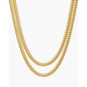 JAXXON - Cuban Chain Stack - 3mm - Box Clasp - Gold