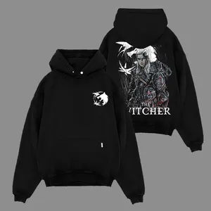 [The Witcher]  Geralt Hoodie Shirt Premium Cotton, The Witcher Fans, RPG Game Graphic Hoodie, Streetwear Hoodie Unisex Oversize Gift for RPG Game Lovers